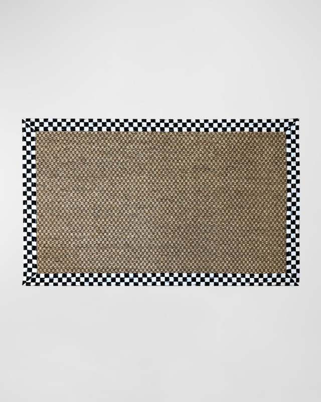 Chunky Sisal Rug Courtly Check, 3' x 5'